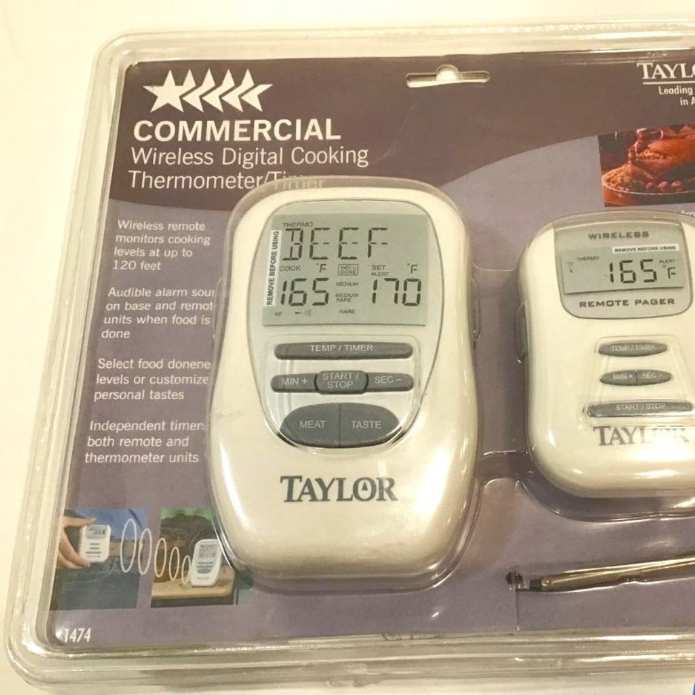 Taylor Commercial Digital Wireless Thermometer New In Package #B13